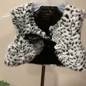 Faux fur vest